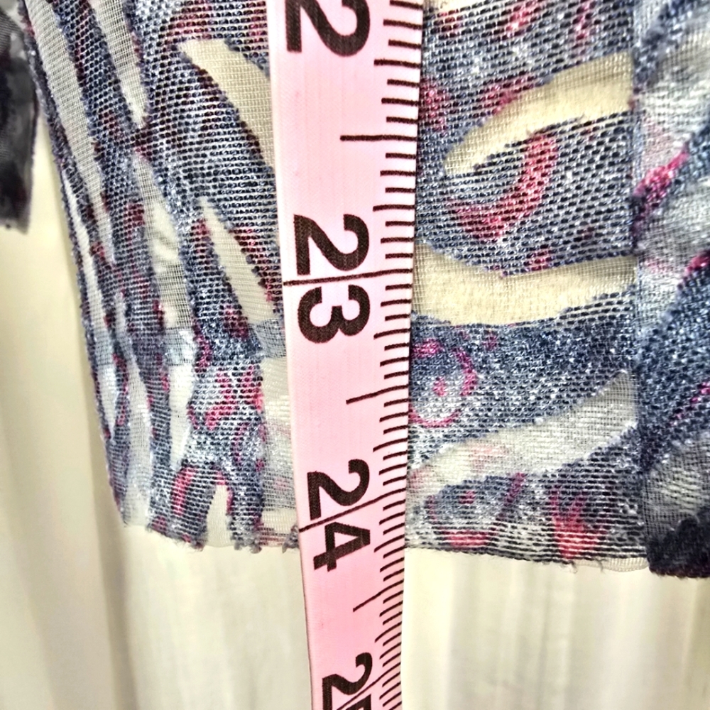 2/$30 Erin London Lightweight Womens Button Down Shirt Size XL Summer Blazer - Picture 7 of 16